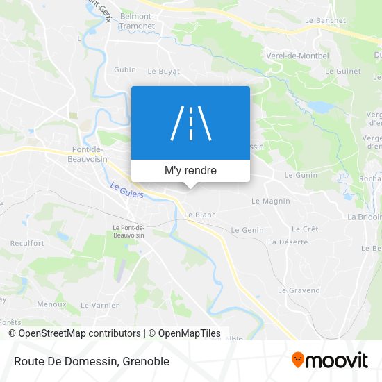 Route De Domessin plan