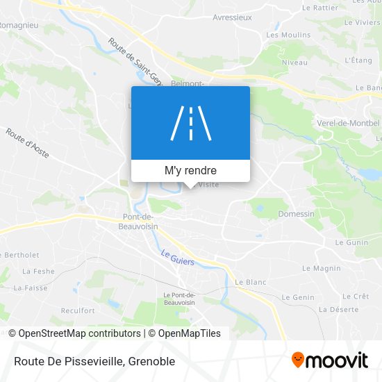 Route De Pissevieille plan