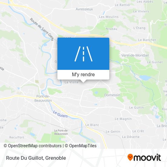 Route Du Guillot plan