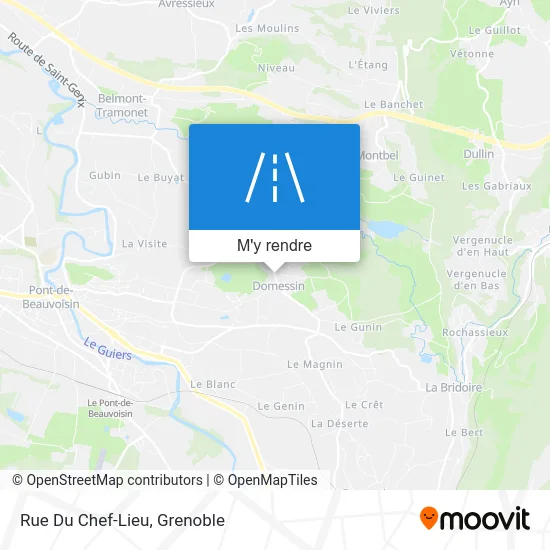 Rue Du Chef-Lieu plan