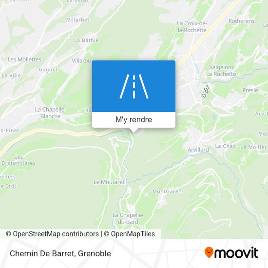 Chemin De Barret plan