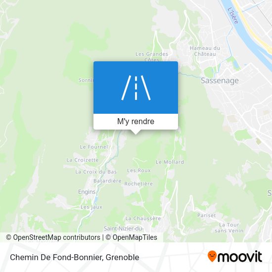 Chemin De Fond-Bonnier plan