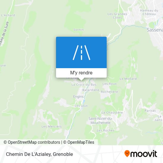 Chemin De L'Azialey plan