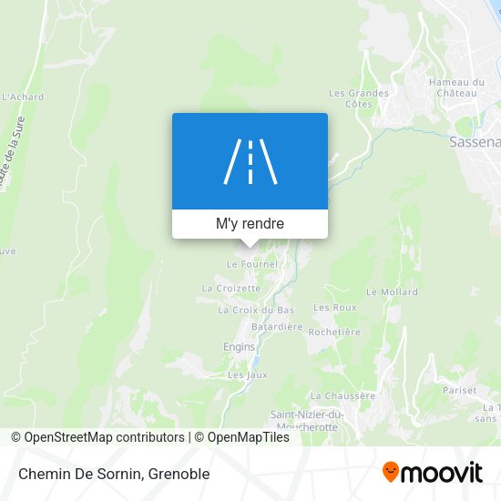 Chemin De Sornin plan