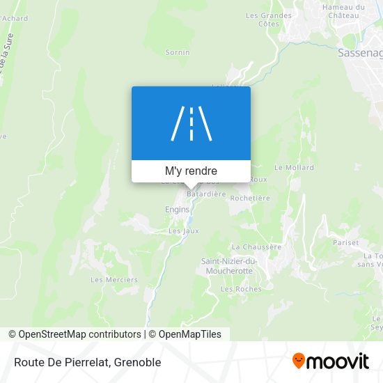 Route De Pierrelat plan