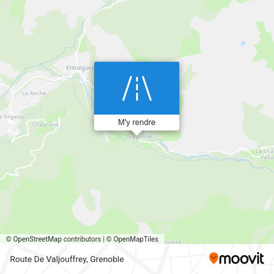 Route De Valjouffrey plan