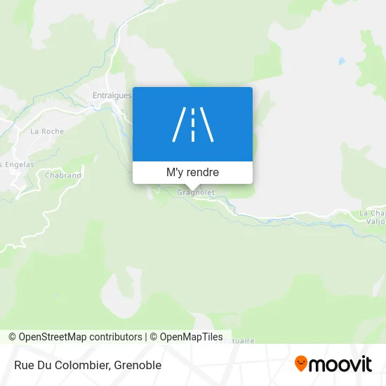 Rue Du Colombier plan