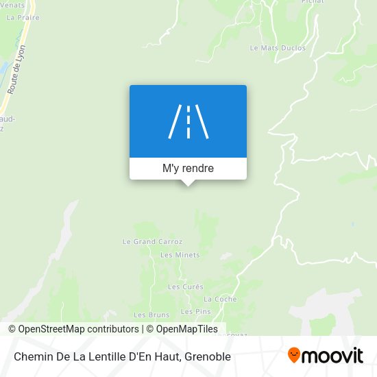 Chemin De La Lentille D'En Haut plan