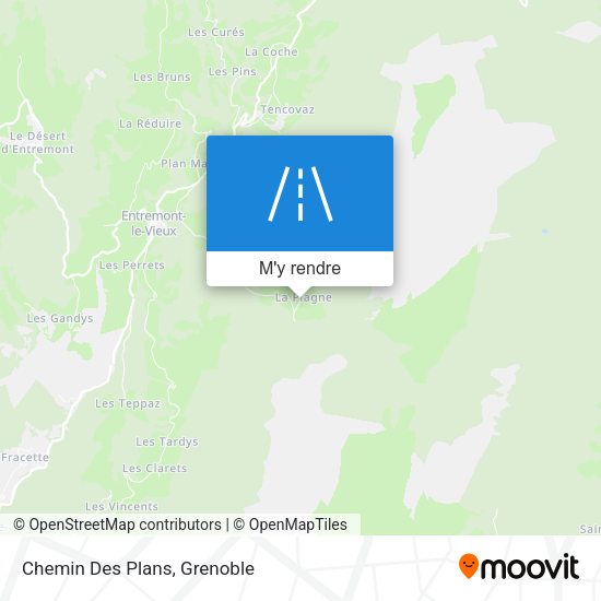 Chemin Des Plans plan