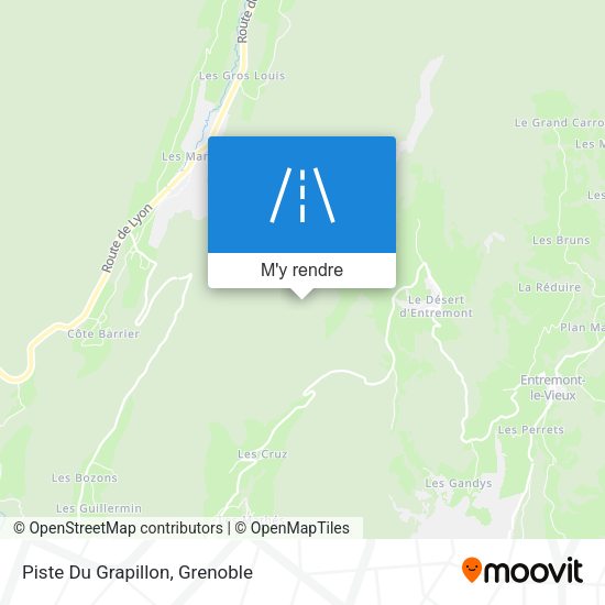 Piste Du Grapillon plan