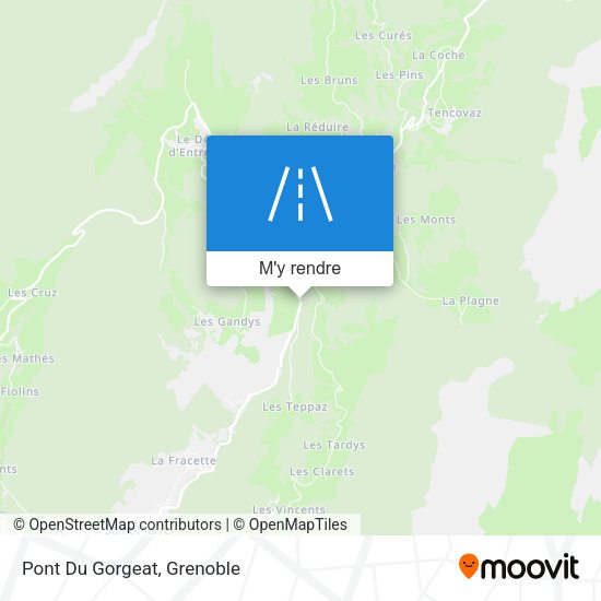 Pont Du Gorgeat plan