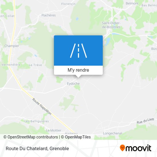 Route Du Chatelard plan
