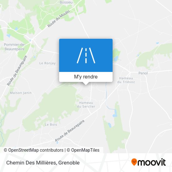 Chemin Des Millières plan