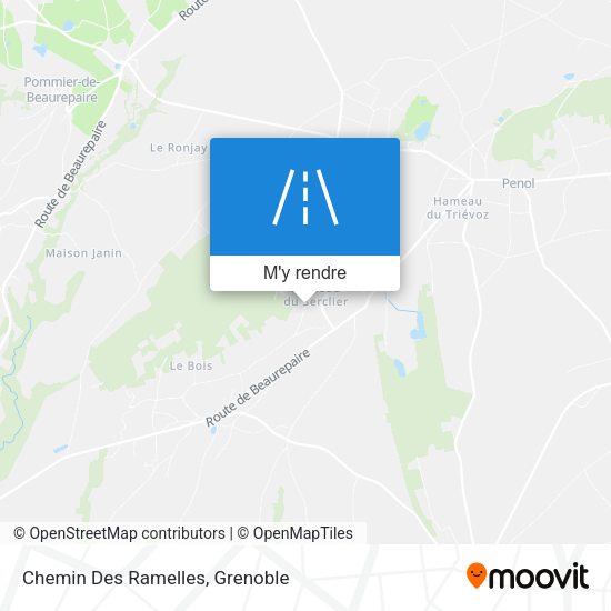 Chemin Des Ramelles plan