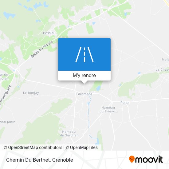 Chemin Du Berthet plan