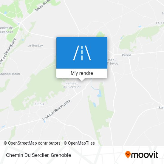 Chemin Du Serclier plan