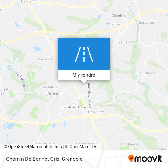 Chemin De Bonnet Gris plan