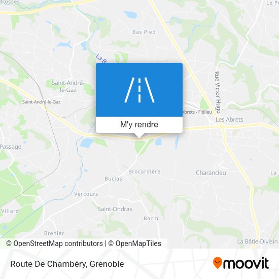 Route De Chambéry plan