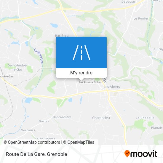 Route De La Gare plan