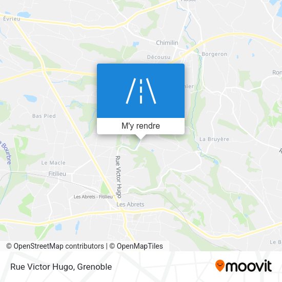 Rue Victor Hugo plan