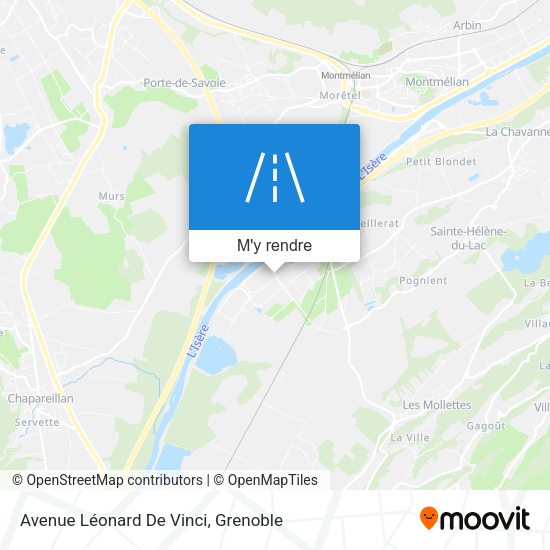 Avenue Léonard De Vinci plan