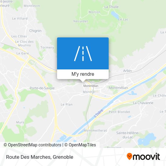 Route Des Marches plan