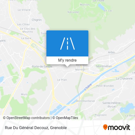Rue Du Général Decouz plan