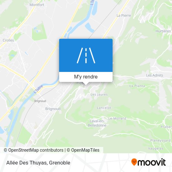 Allée Des Thuyas plan