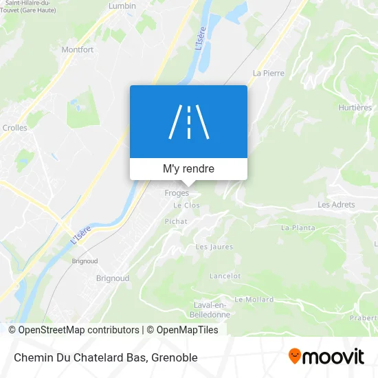 Chemin Du Chatelard Bas plan