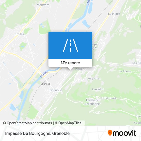 Impasse De Bourgogne plan