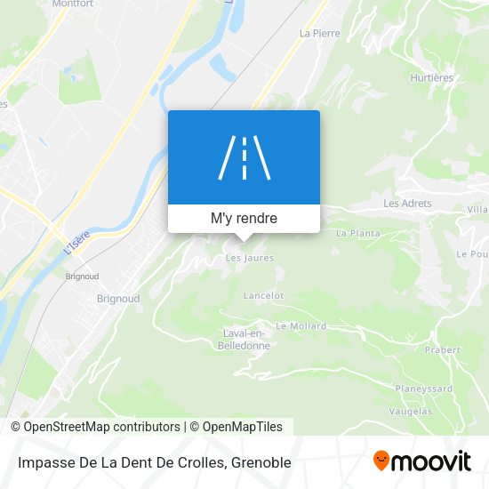 Impasse De La Dent De Crolles plan