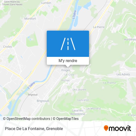 Place De La Fontaine plan