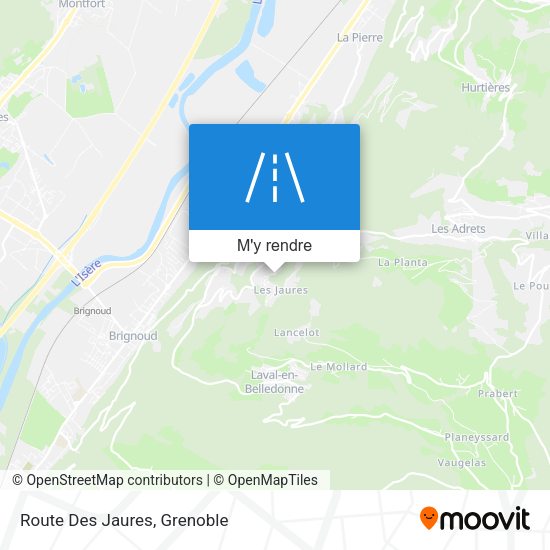 Route Des Jaures plan