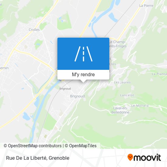Rue De La Liberté plan