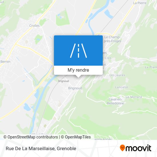Rue De La Marseillaise plan