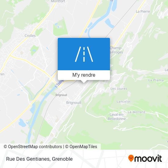 Rue Des Gentianes plan