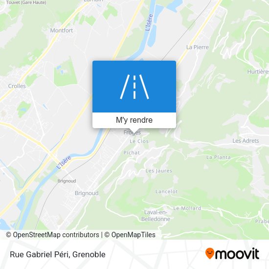 Rue Gabriel Péri plan
