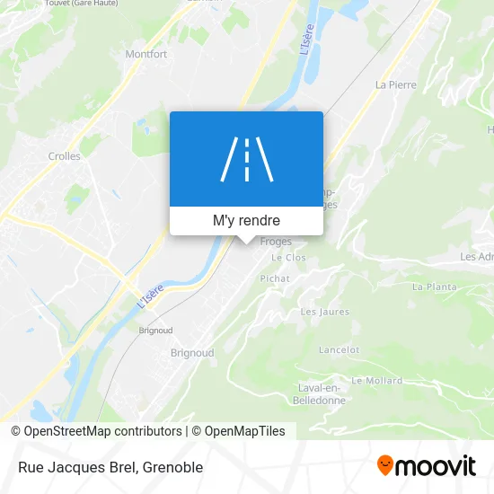 Rue Jacques Brel plan