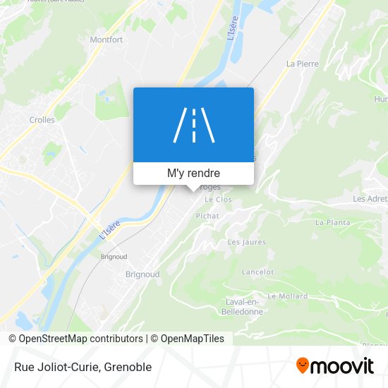 Rue Joliot-Curie plan