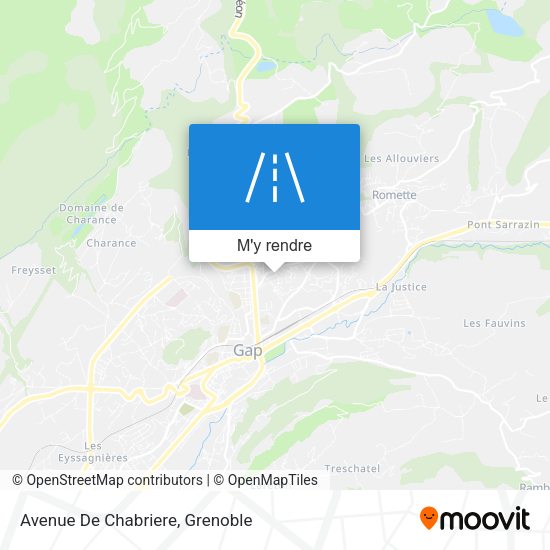 Avenue De Chabriere plan