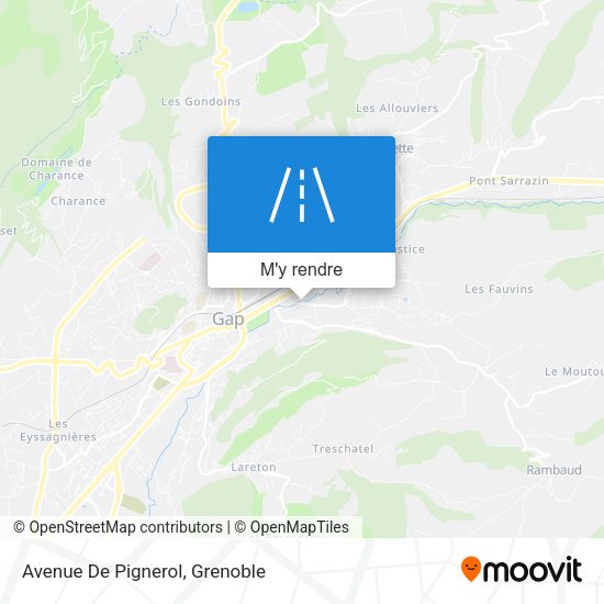 Avenue De Pignerol plan