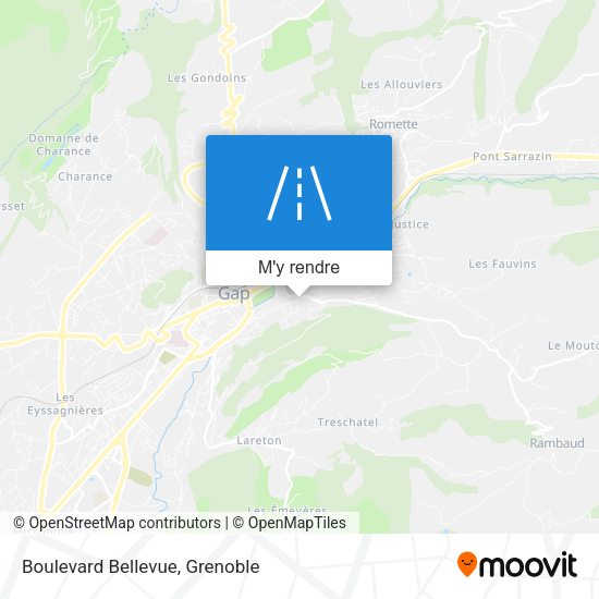 Boulevard Bellevue plan