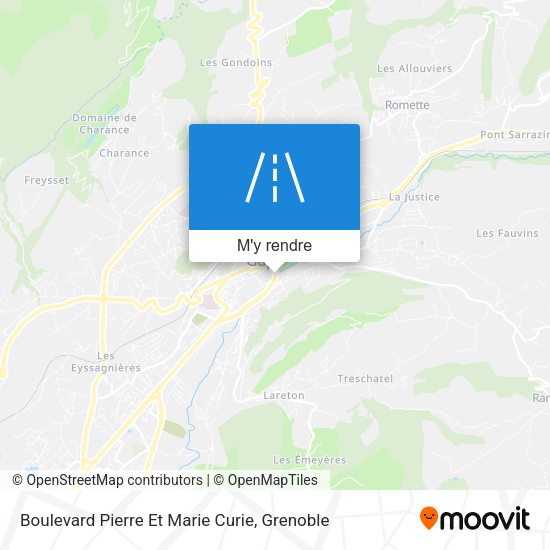 Boulevard Pierre Et Marie Curie plan