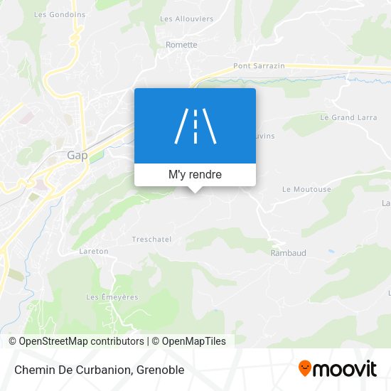 Chemin De Curbanion plan
