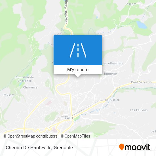Chemin De Hauteville plan