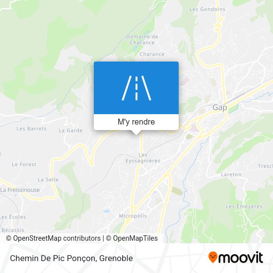 Chemin De Pic Ponçon plan