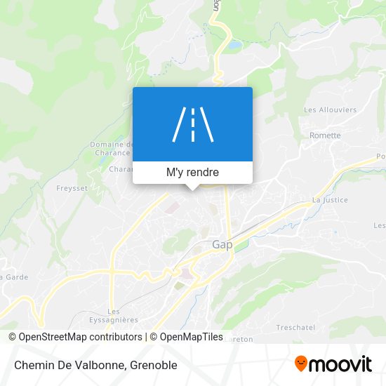 Chemin De Valbonne plan