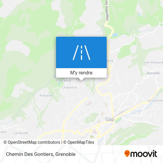 Chemin Des Gontiers plan