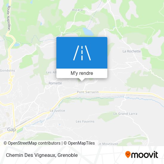 Chemin Des Vigneaux plan