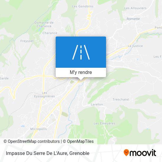 Impasse Du Serre De L'Aure plan
